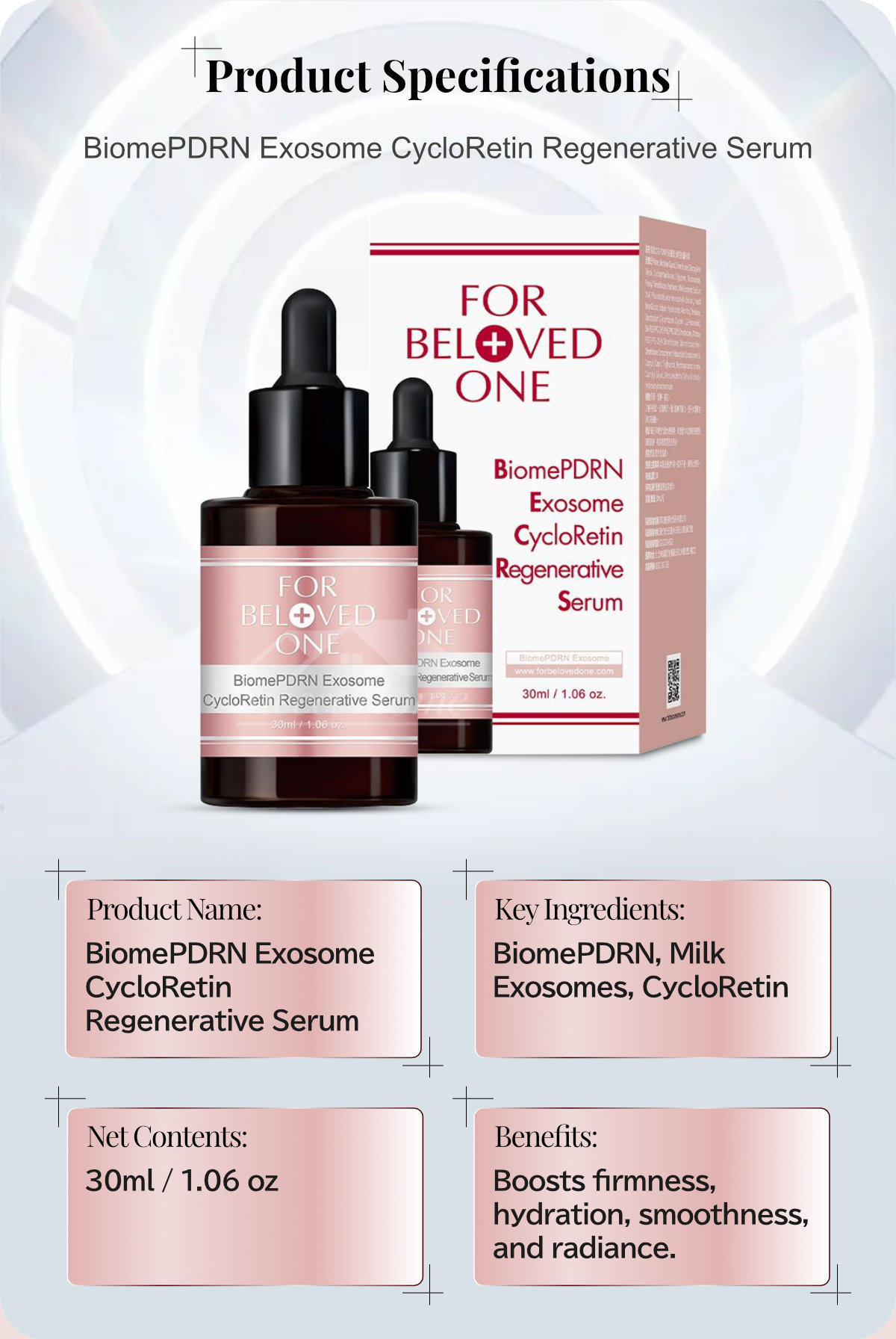 BiomePDRN Exosome CycloRetin Regenerative Serum-10